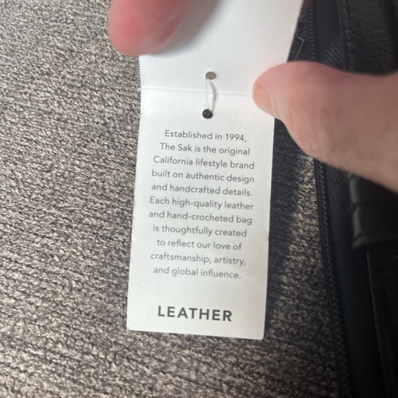 The Sak Black Leather Clutch Wallet - Picture 8 of 9